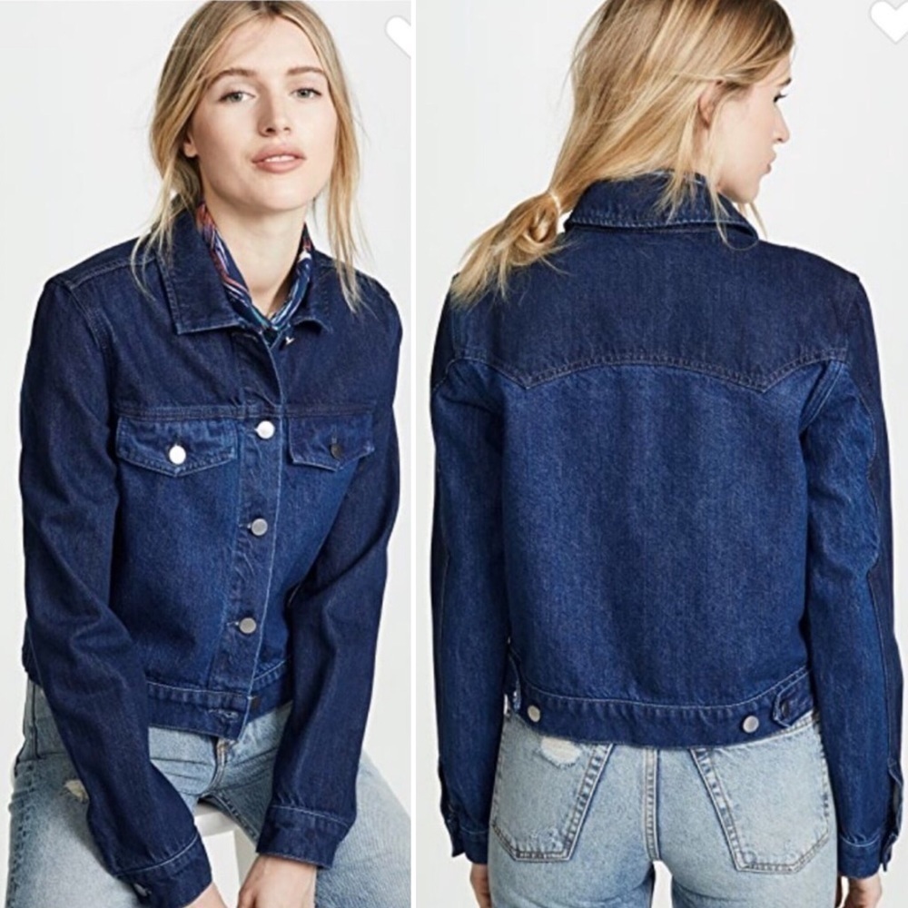 BLDWN Baldwin Sonic Jean Jacket Dark Wash Size S